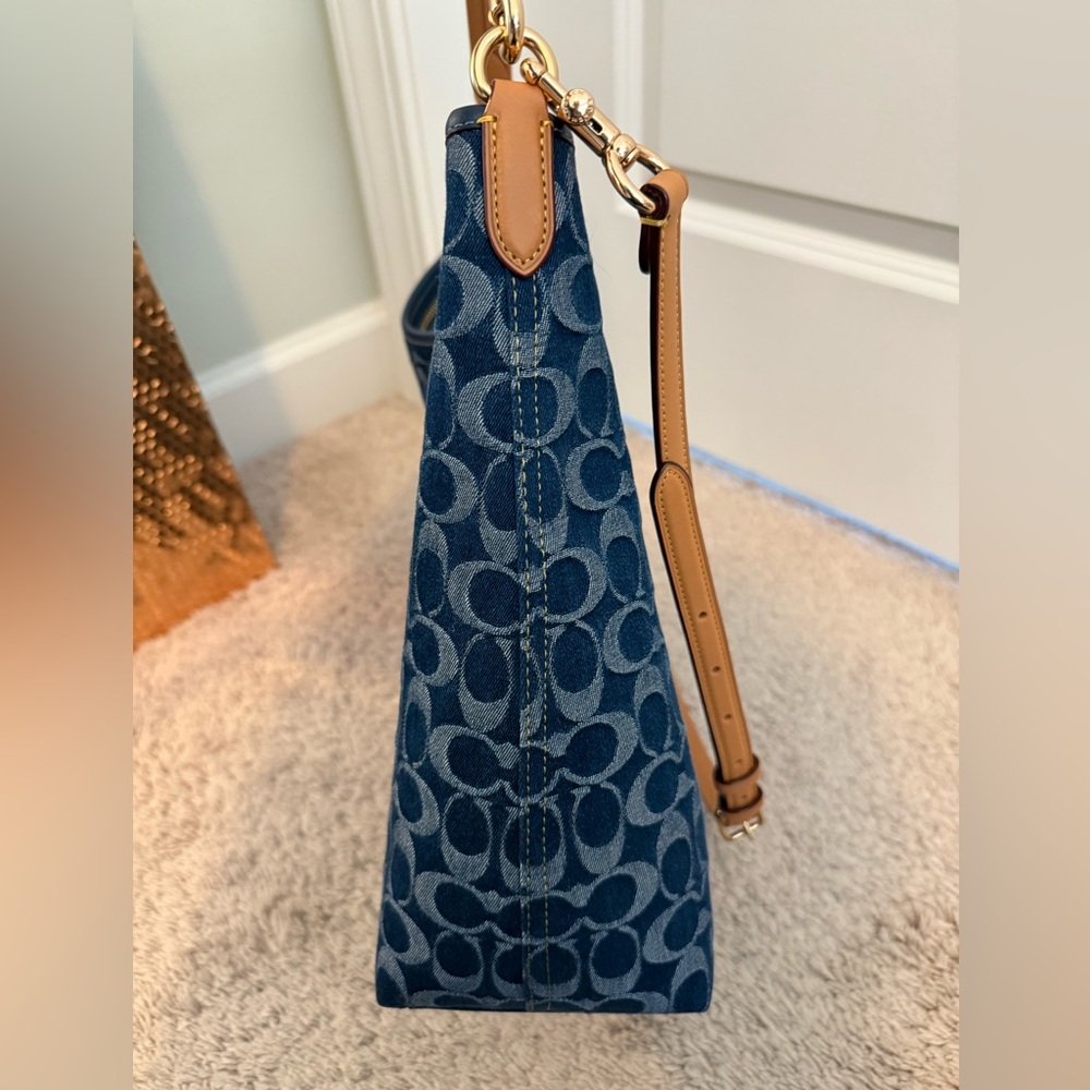 Coach Large Laurel in Denim - Picture 6 of 12